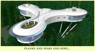 planks and spars and rope
